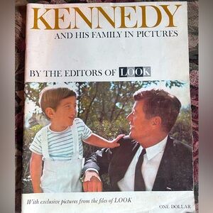 Vintage LOOK Kennedy and His Family in Pictures - 1963